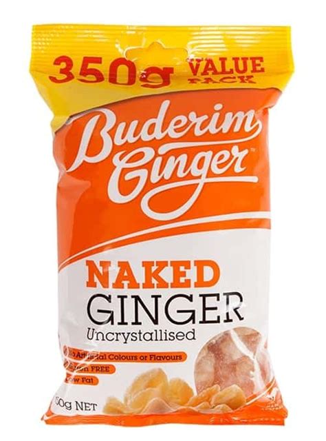 Australian Naked Ginger 350g Buderim Ginger