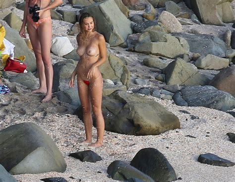 Alexis Ren Nude Topless On The Beach In St Barts