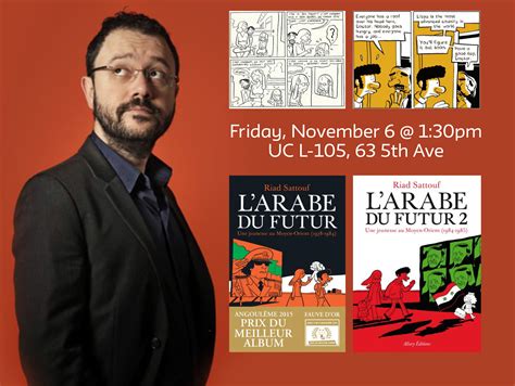 Graphic Novelist Riad Sattouf Lecture And Book Signing 116