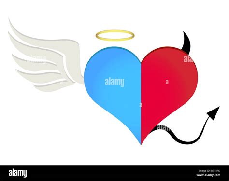 Devil And Angel Hi Res Stock Photography And Images Alamy