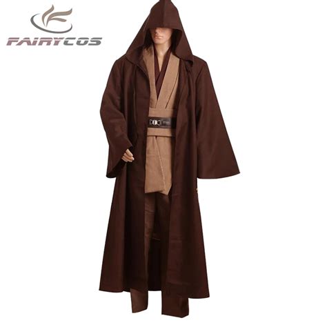 Cosplay Costume Star Wars Obi Wan Kenobi Costume Adult Tunic Jedi