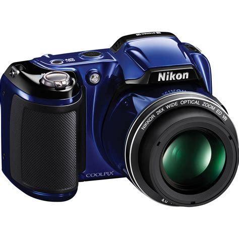Nikon Coolpix L810 Digital Camera Blue 26296 Bandh Photo Video