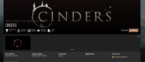 How To Get And Install The Cinders Mod For Dark Souls 3
