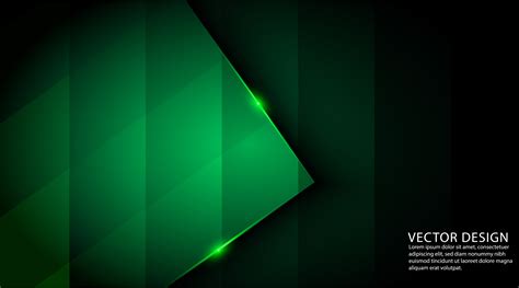 Fondo Geométrico Abstracto De Color Verde Oscuro 1181695 Vector En Vecteezy