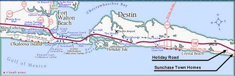 Destin Area Map