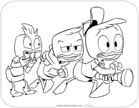 New Ducktales Coloring Pages