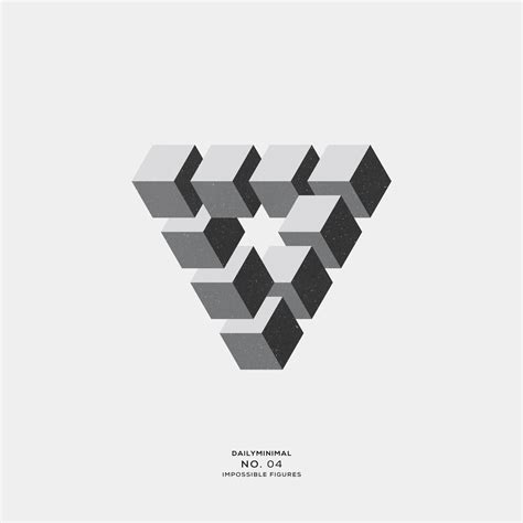 Daily Minimal Impossible Figures 04 A New Geometric Design Every