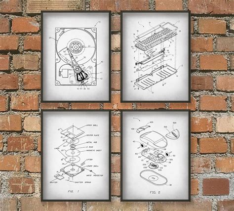 Computer Geek Wall Art Poster Set By Quantumprints On Etsy