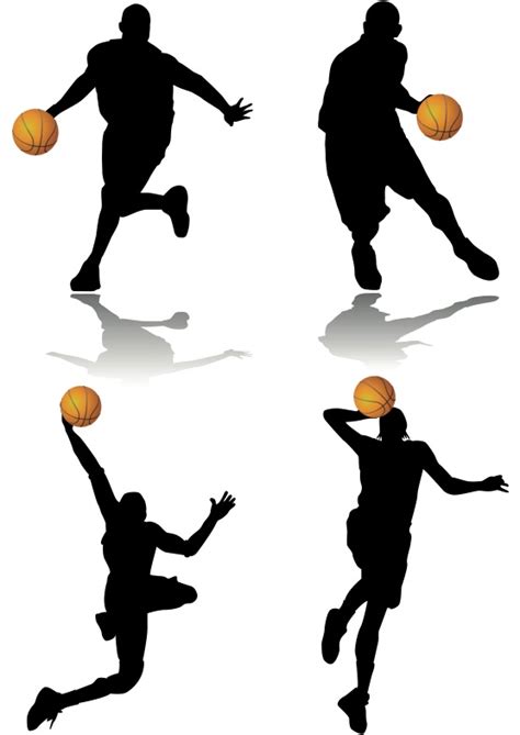 Free Silhouette Basketball Players Download Free Silhouette Basketball