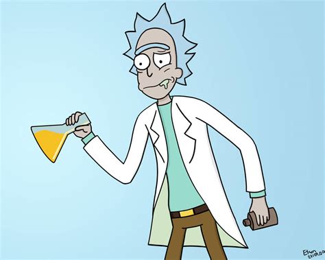 Rick Sanchez Fanart By Elson5 On Deviantart