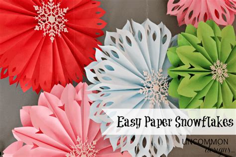 Affordable snowflake decorations wall classroom. How To Make Paper Snowflakes ... The Easiest Ever!