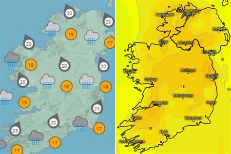 Irish Weather Forecast Heavy Rain And Risk Of Flooding As Met Eireann