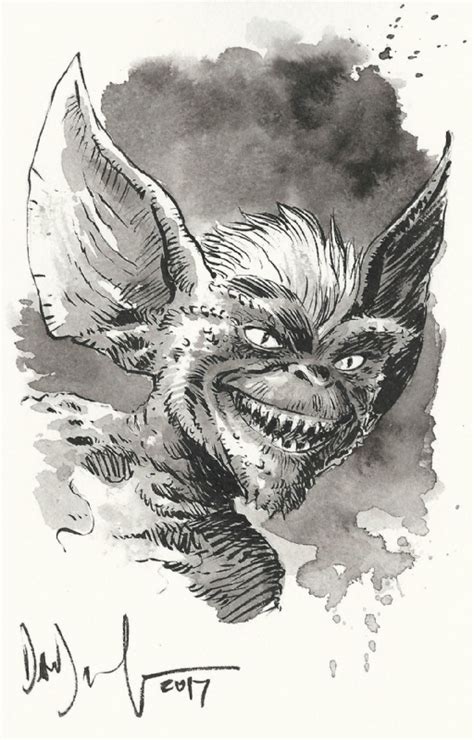Stripe From Gremlins By Dave Wachter In Jason W Gavin S Artist Dave Wachter Comic Art Gallery Room