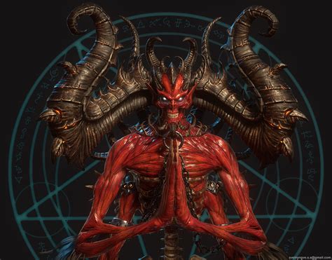 Diablo Mephisto Demon Art Fantasy Demon Creature Art