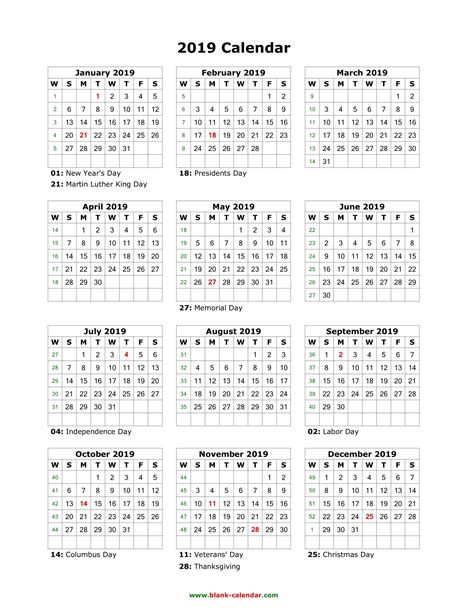 A One Year Calendar Calendar Printables Free Templates 1 Year