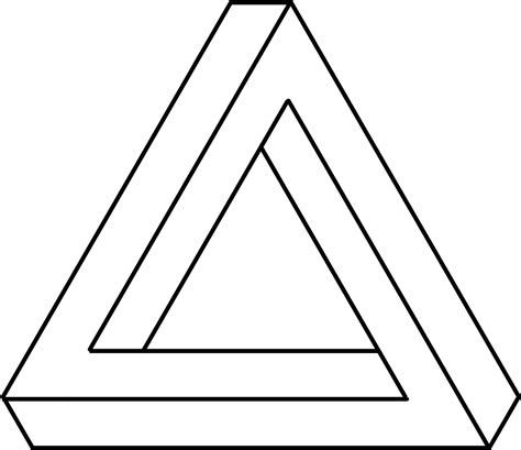 Download Penrose Triangle Illusionpng