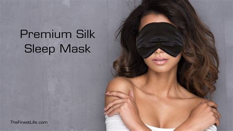 Silk Sleep Mask The Finest Life