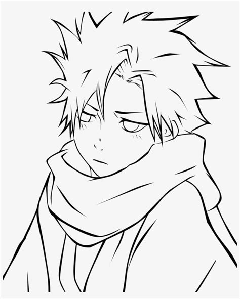 Anime Boy Coloring Sheets Printable