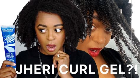 I Finally Tried Jheri Curl Gel And Luster S S Curl Gel Wash And Go Youtube