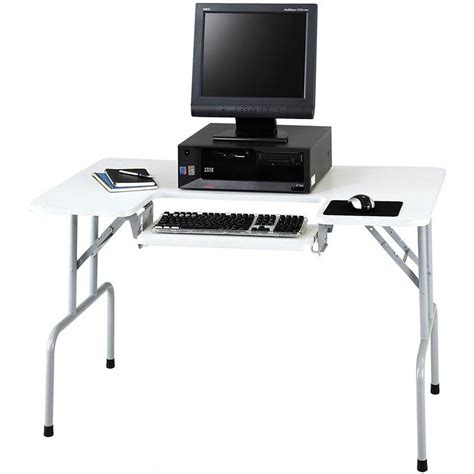 475 W X 2975 D X 2875 H Folding Computer Table With Pull Out