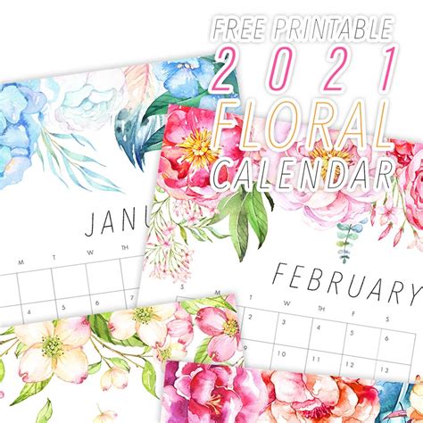 Pride is a time to recall the trials the lesbian, gay, bisexual. Free Printable 2021 Floral Calendar - The Cottage Market