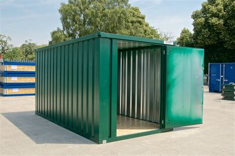 Flat Pack Containers And Stores Hand Portable Steel Storage Unit