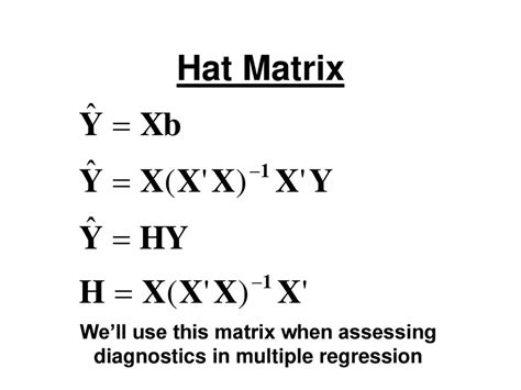 Topic 11 Matrix Approach To Linear Regression Ppt Download