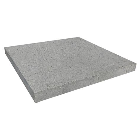 Basalite 18 In X 18 In X 1 34 In Grey Smooth Concrete Square Patio