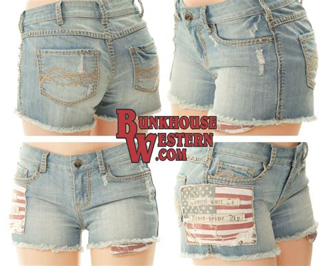 Freedom Rock Shorts Cowgirl Tuff Co American Flag Patriotic Independence Day Fourth Of July