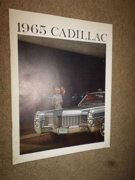 1965 Cadillac Eldorado DeVille Fleetwood Calais Car Dealer Sales