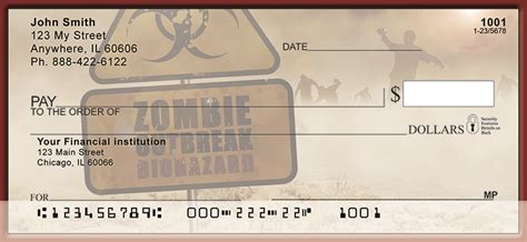 Zombie Outbreak Personal Checks Bank Checks Now