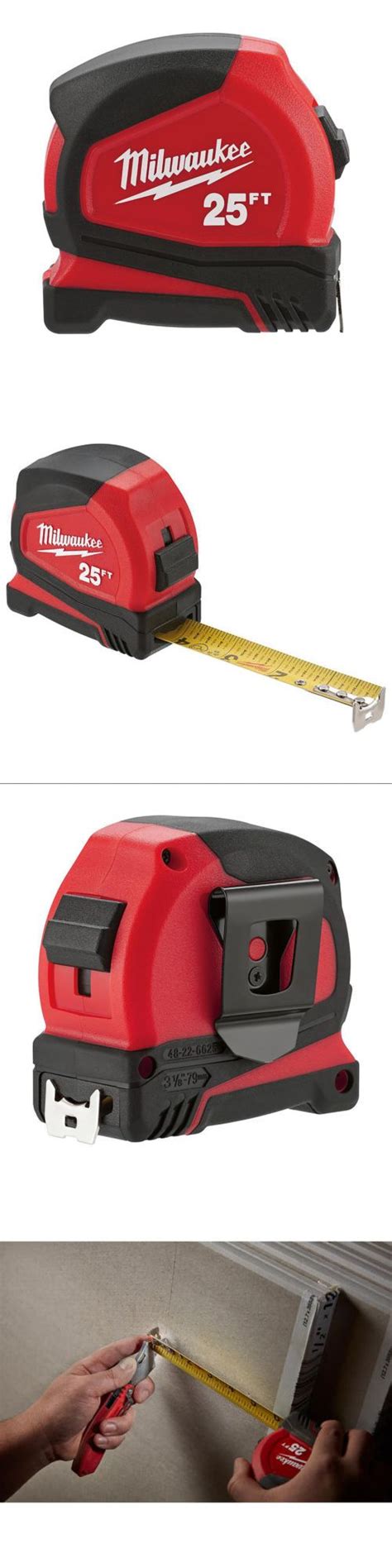 Measuring Tapes And Rulers Milwaukee Tape Measure Ft Heavy Duty Compact Auto Lock