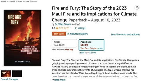 AI Written Book On Maui Wildfire Selling Well On Amazon The Register