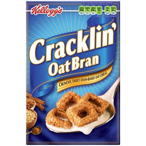 Kelloggs Cracklin Oat Bran Cereal 17 Oz Pack Of 6 By Kelloggs