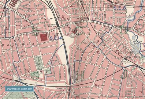 Map Of Lewisham London