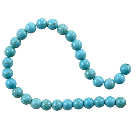 Valued Blue Turquoise Round Beads 8mm 15 Strand