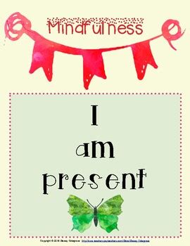 Mindfulness Classroom Posters Affirmations Meditation Growth Mindset