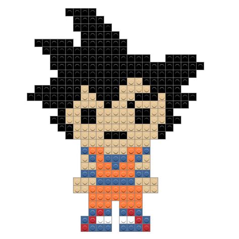 Dragon Ball Pixel Art Pattern Dibujo De Goku Dibujos Arte Pixel Sexiz Pix
