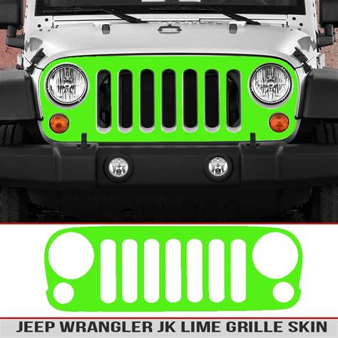 Jeep Jk Grille Multi Color And Carbon Fiber