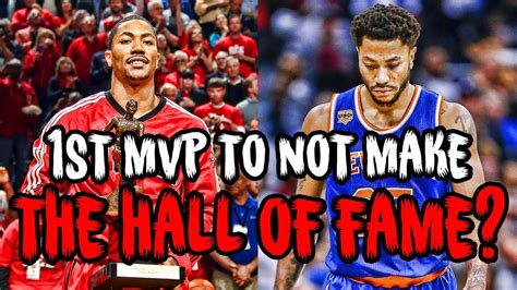 the only nba mvp to not make the hall of fame derrick rose s story youtube