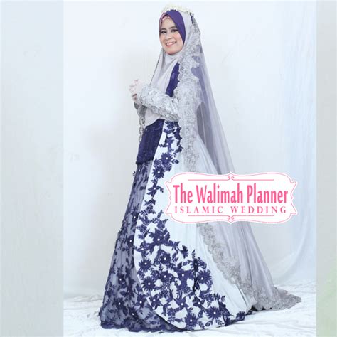 koleksi gaun pengantin muslimah by the walimah planner syari brides