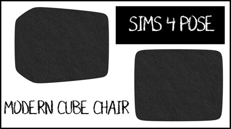 Sims 4 Pose Modern Cube Chair Comfort Cube Chair Sims 4 Sims