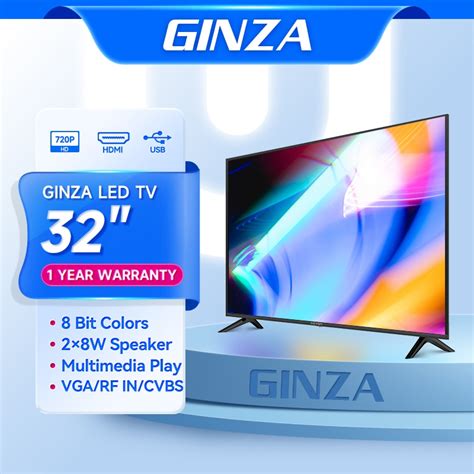 Ginza Flat Screen Led Tv 24 Inch 32 Inch 40 Inch Shopee Philippines
