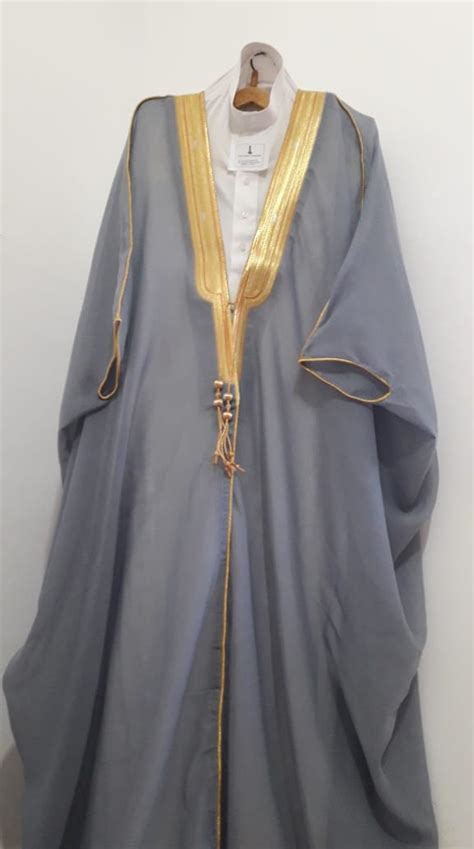Men Bisht Islamic Arab Dress Sheikh Imam Kaftan Cloak Bisht Etsy