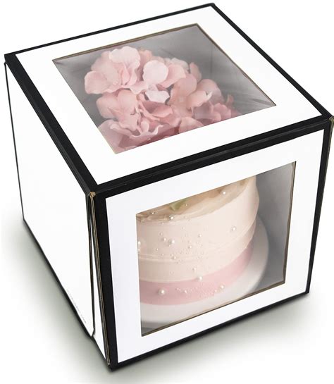 Buy Glowcoast 8 Inch Large Cake Box 12 Ct 8x8x8 Tall Cake Boxes For