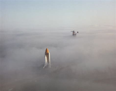 Filespace Shuttle Challenger Moving Through Fog Wikimedia Commons