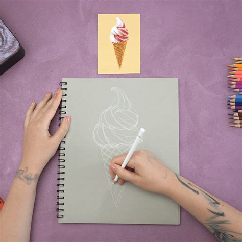 Ice Cream Art Drawing Fun Of It Personal Website Lightbox