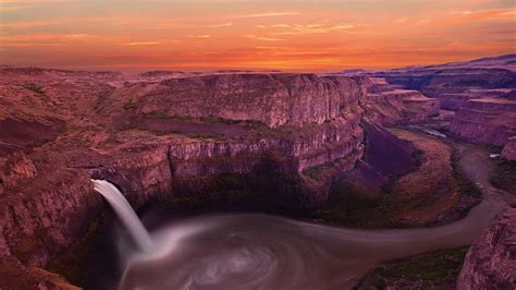 Waterfalls Grand Canyon Landscape Waterfall Nature Hd Wallpaper