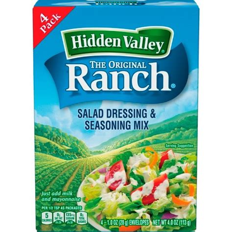 Hidden valley ranch dressing copycat recipe: Hidden Valley Original Ranch Salad Dressing & Seasoning ...