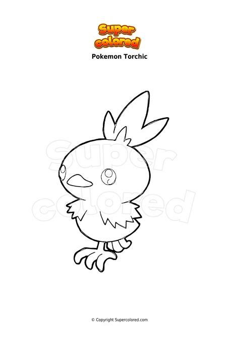 Combusken Coloring Pages